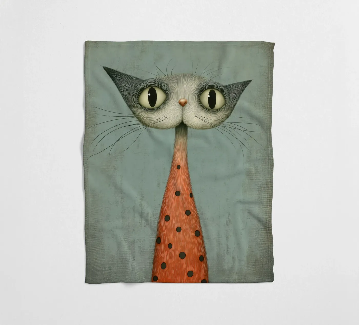 Kat Fleecedecke von Pictura
