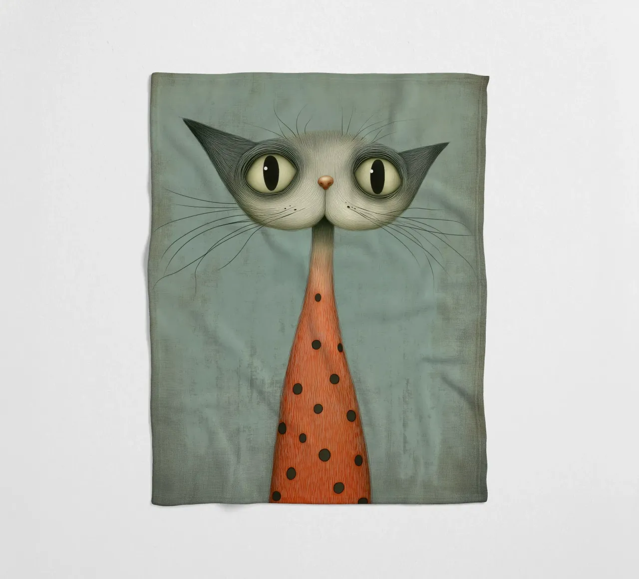 Kat Fleecedecke von Pictura