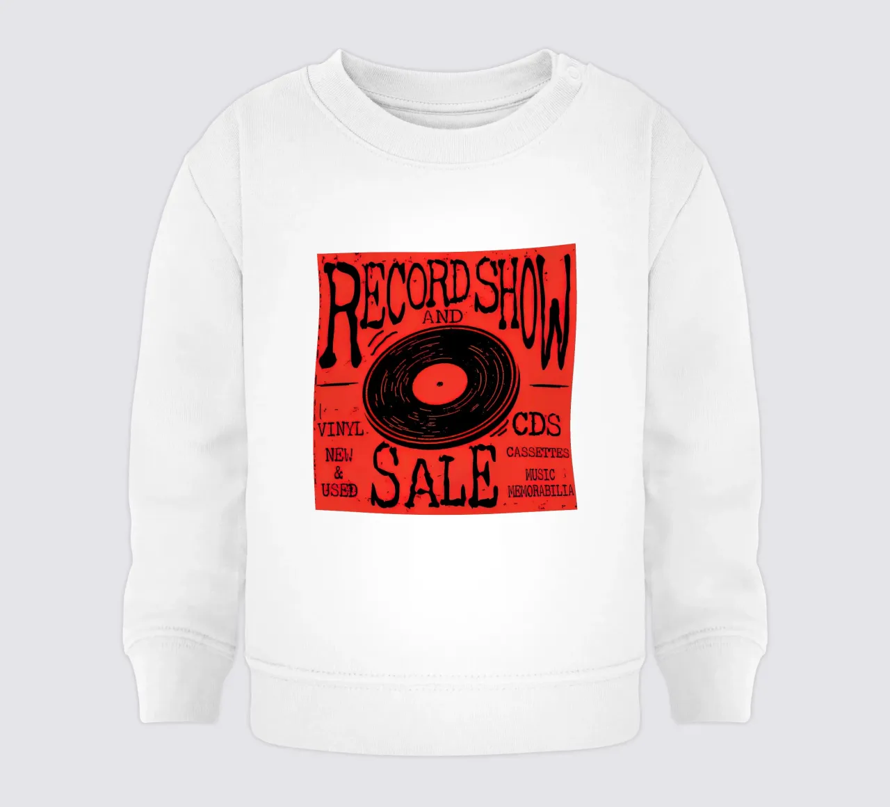 Volantino del Retro Record Show felpa neonato da Steve shop