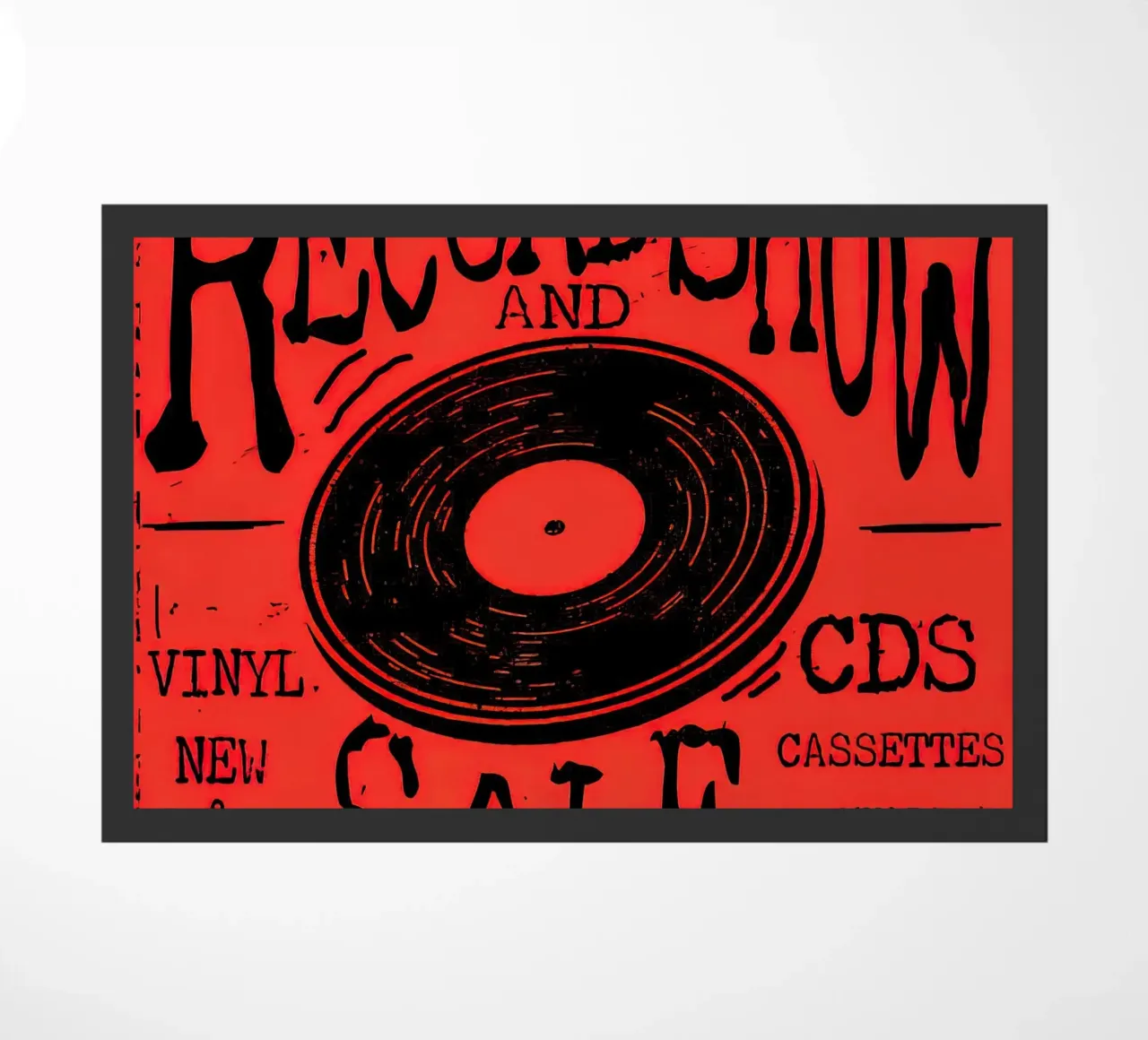 Volantino del Retro Record Show zerbino da Steve shop