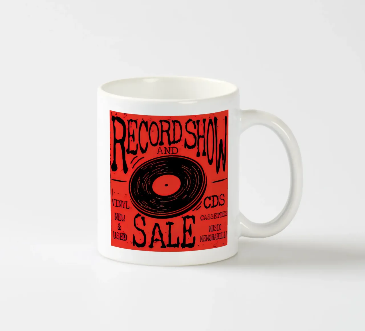 Volantino del Retro Record Show tazza in ceramica da Steve shop