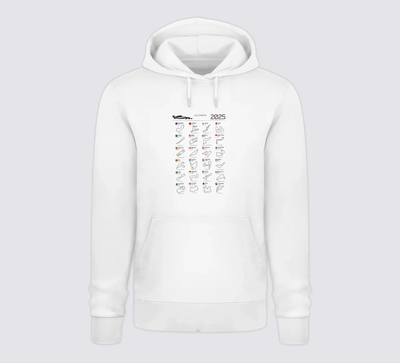 Programma Auto da corsa di Formula 2025 felpa con cappuccio da Mariel Toigo