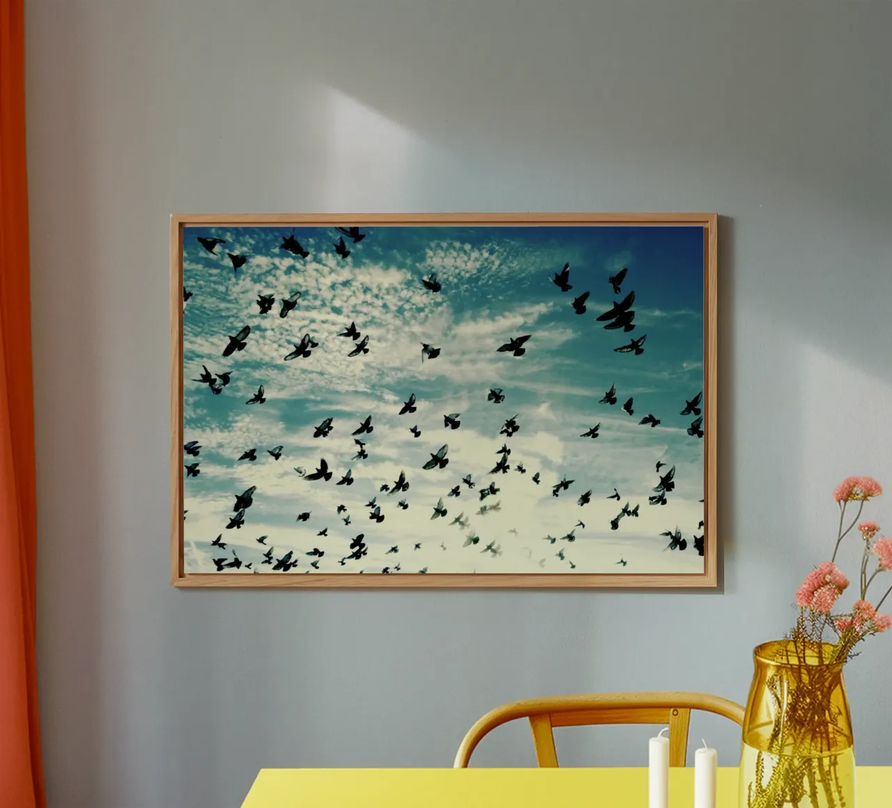 Flying Birds alu-dibond by KISSA STUDIO