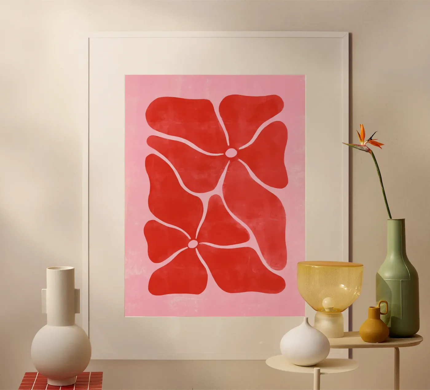 Boho Flowers poster van datemyart