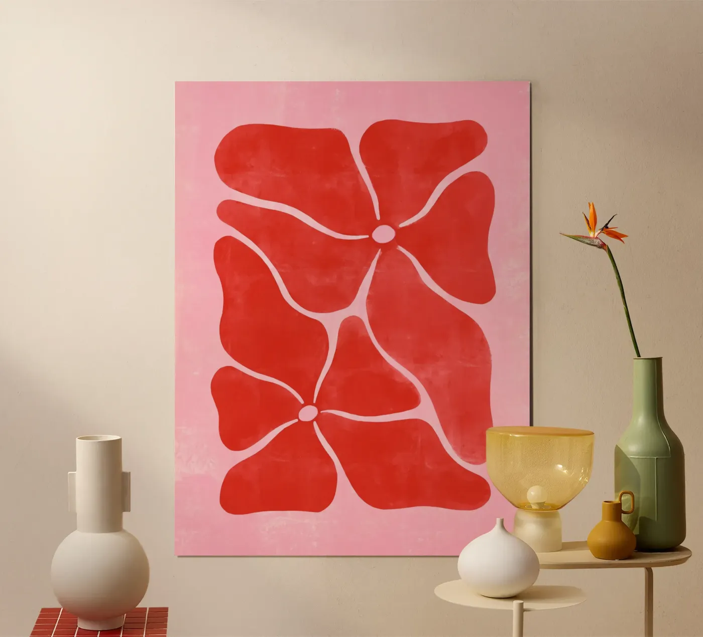 Boho Flowers poster van datemyart