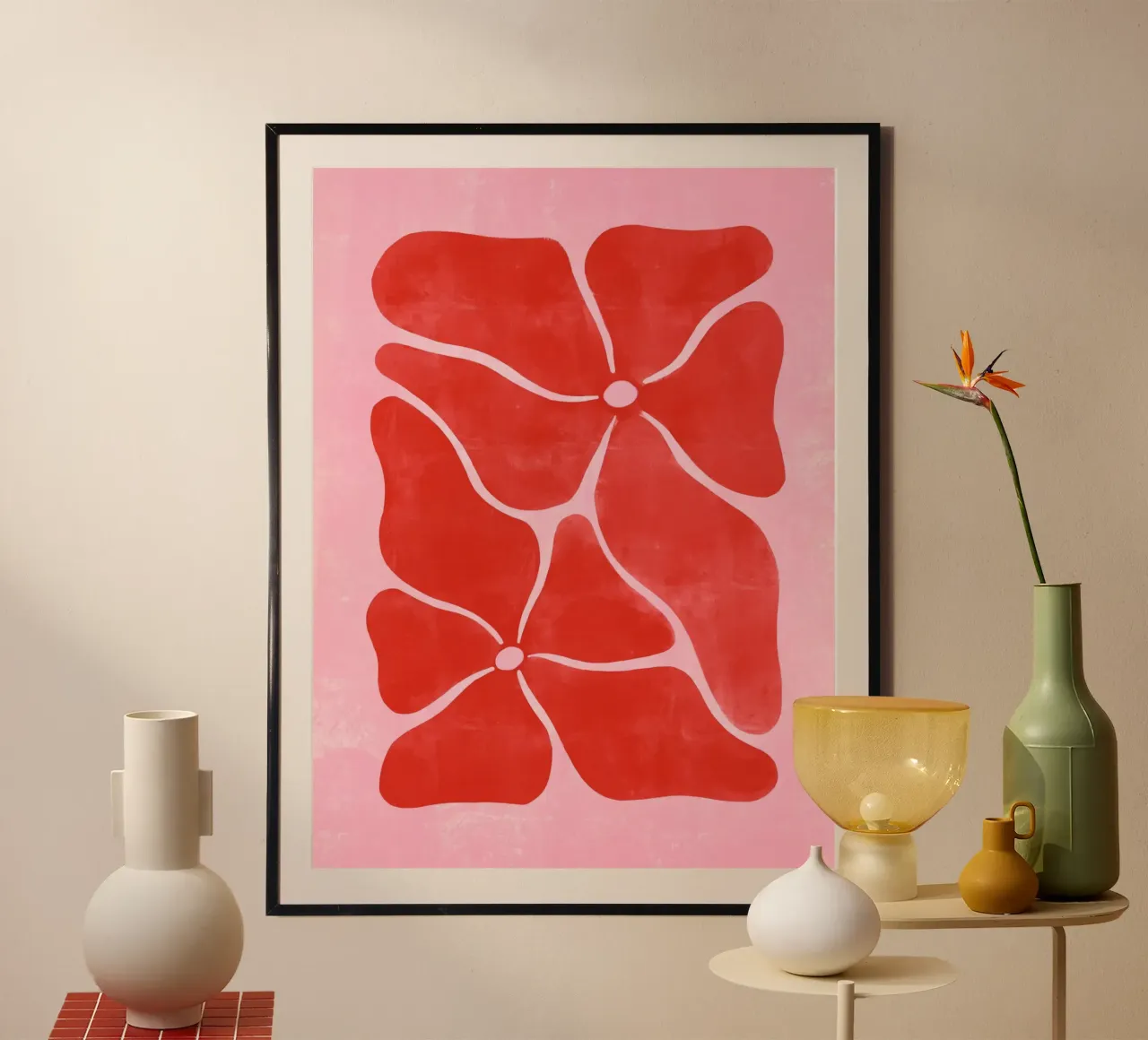 Boho Flowers poster da datemyart