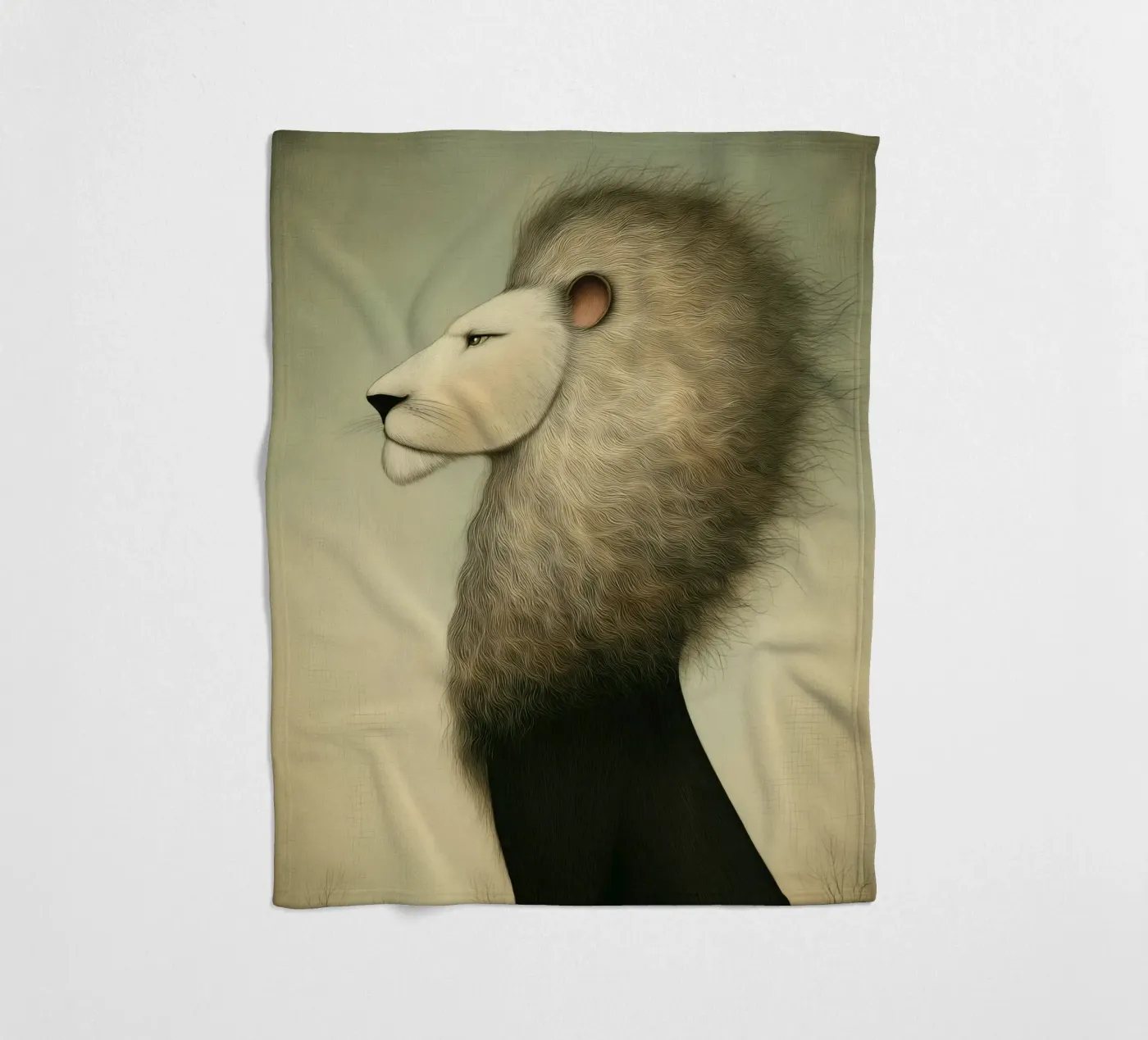 Leone coperta in pile da Pictura