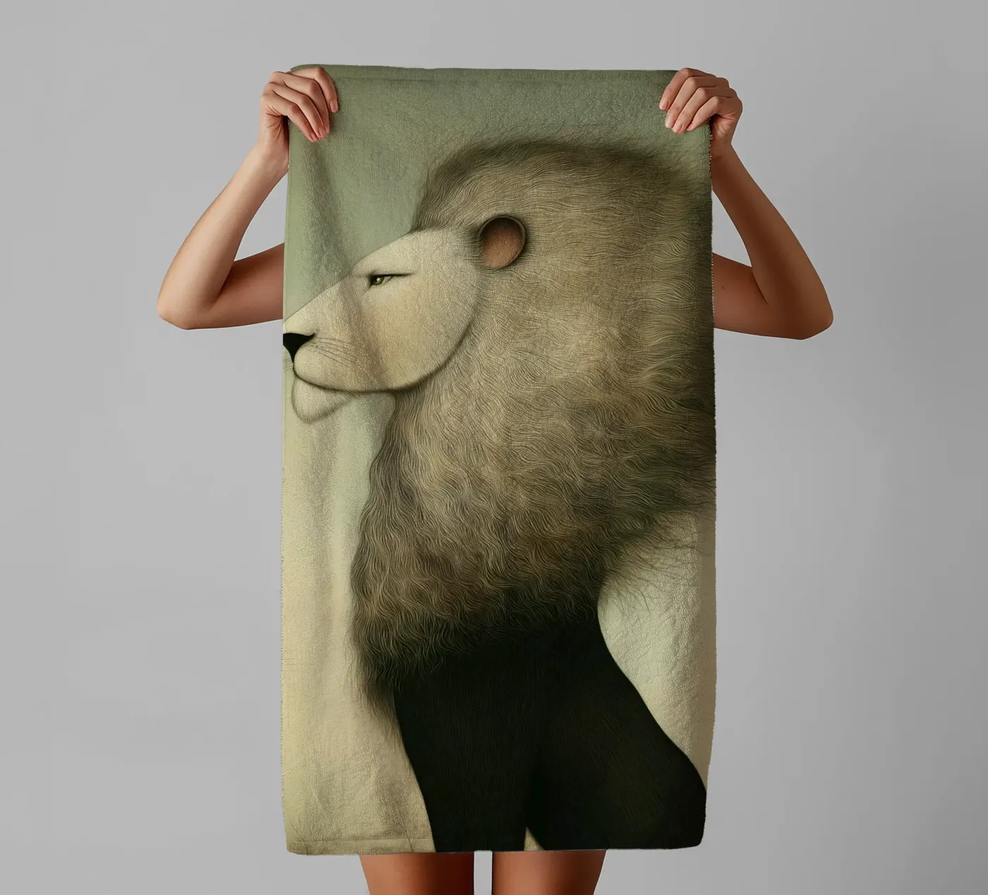 Leo towel by Pictura