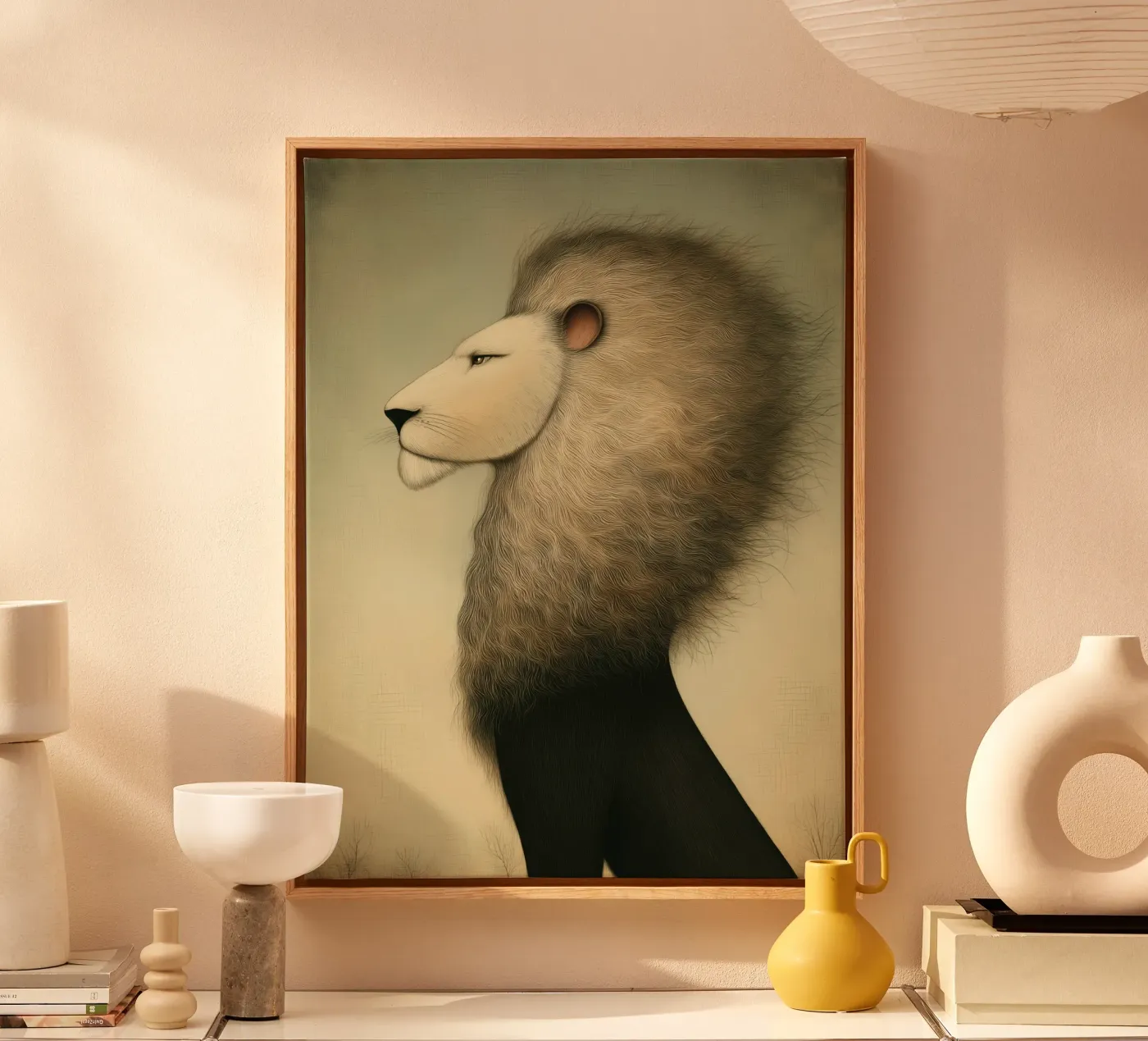 Leone tela da Pictura