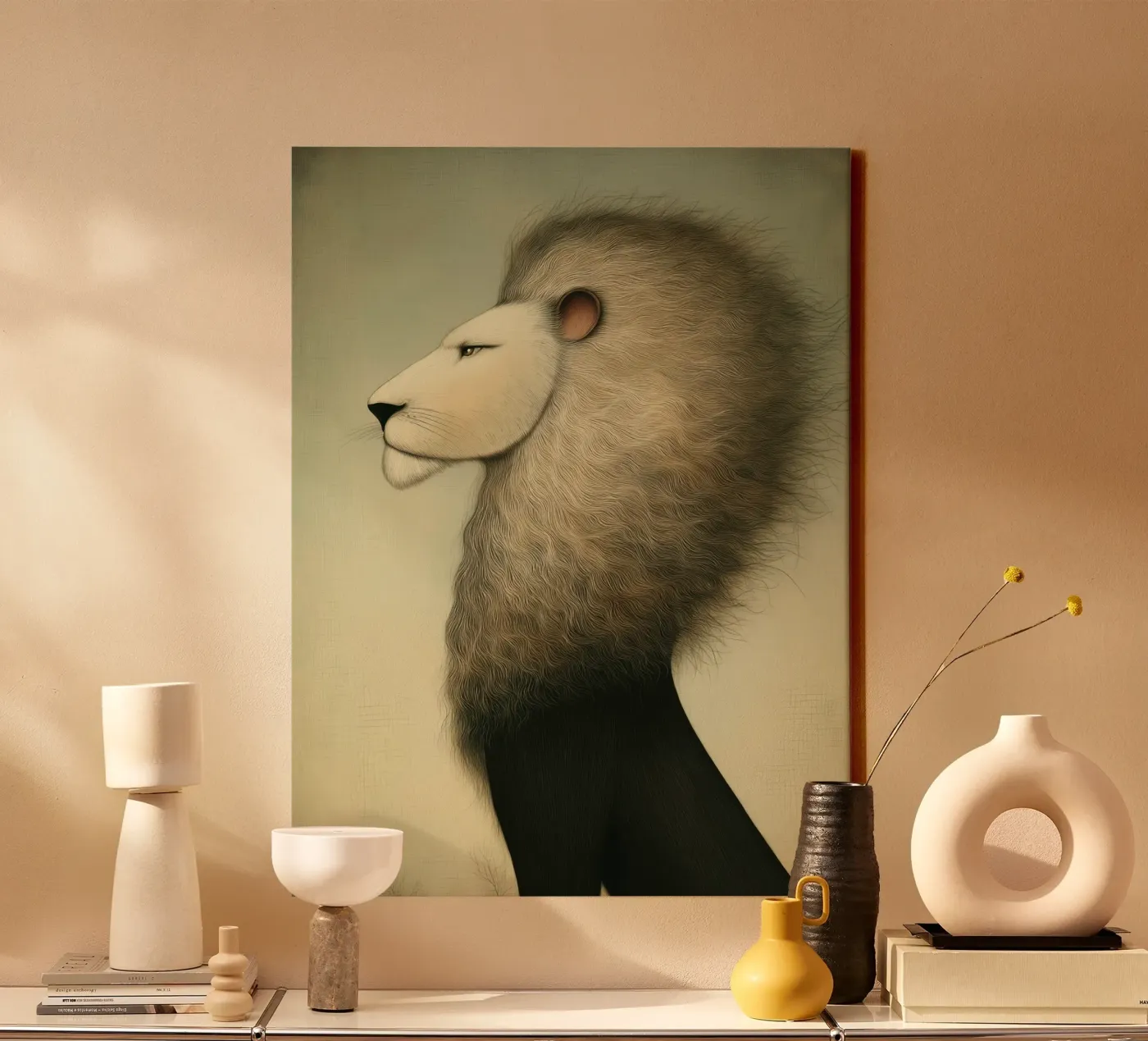 Leone tela da Pictura