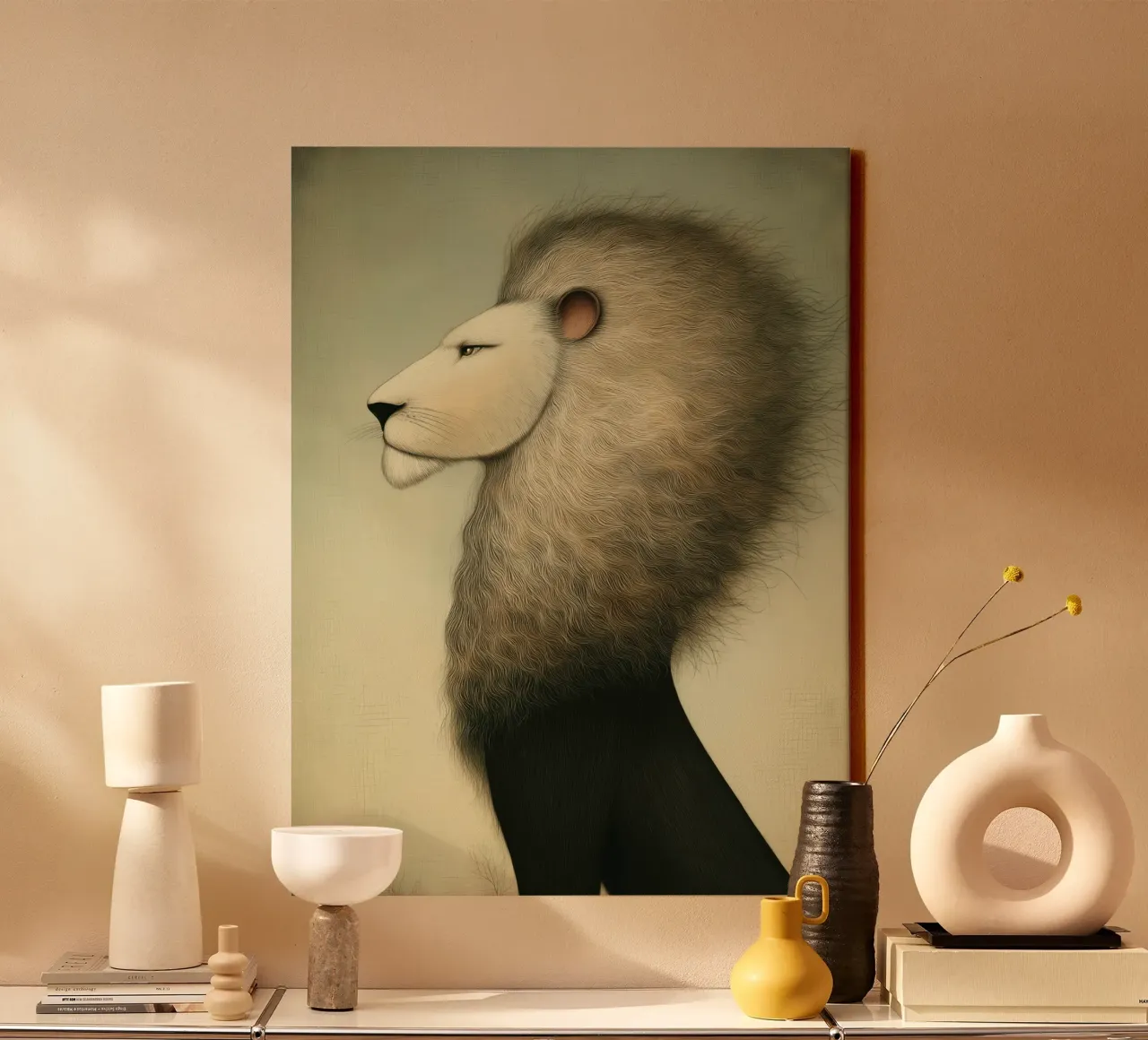 Leone tela da Pictura