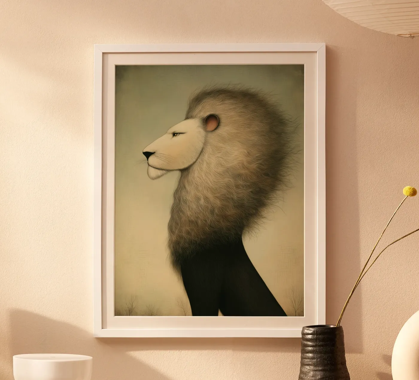 Leeuw poster van Pictura