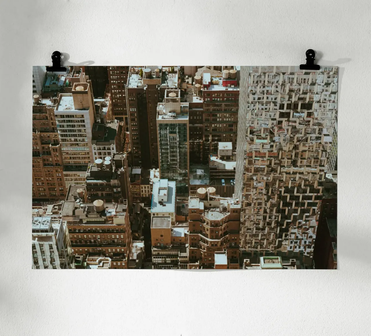 Vue de New York Manhattan hahnemühle de thetraveller
