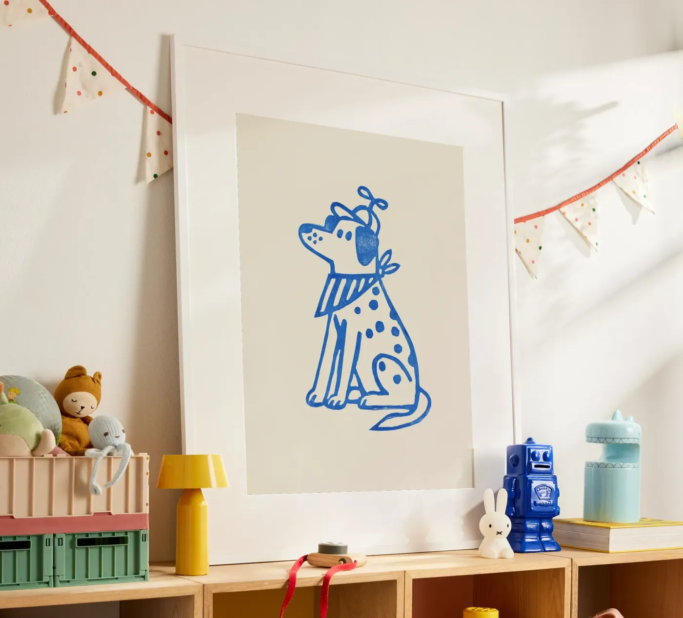 Frecher Dalmatiner Linolschnitt Poster von JillGori