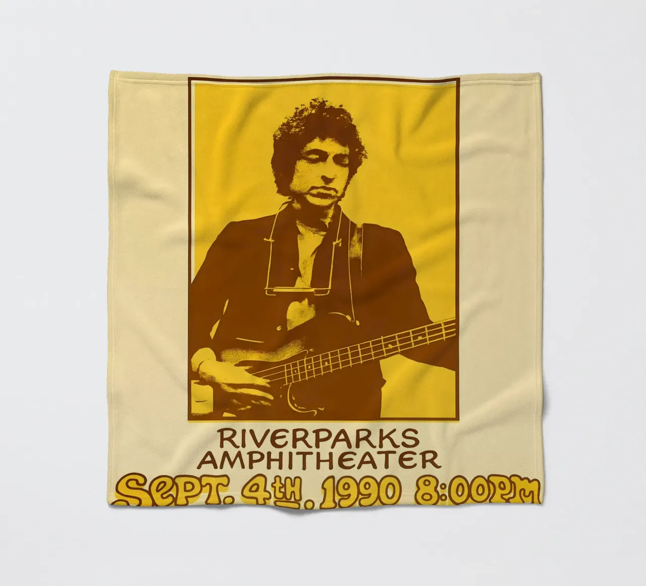 Bob Dylan Riverparks Amphitheater 1990 coperta in pile da DGUnder