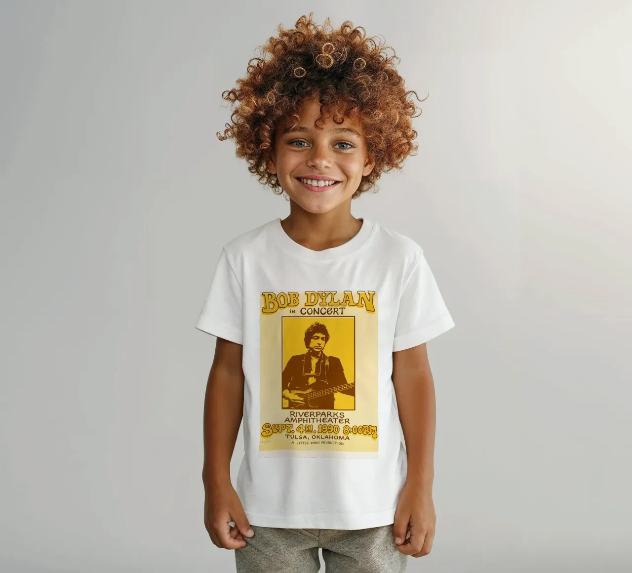 Bob Dylan Riverparks Amphitheater 1990 Kinder T-Shirt von DGUnder