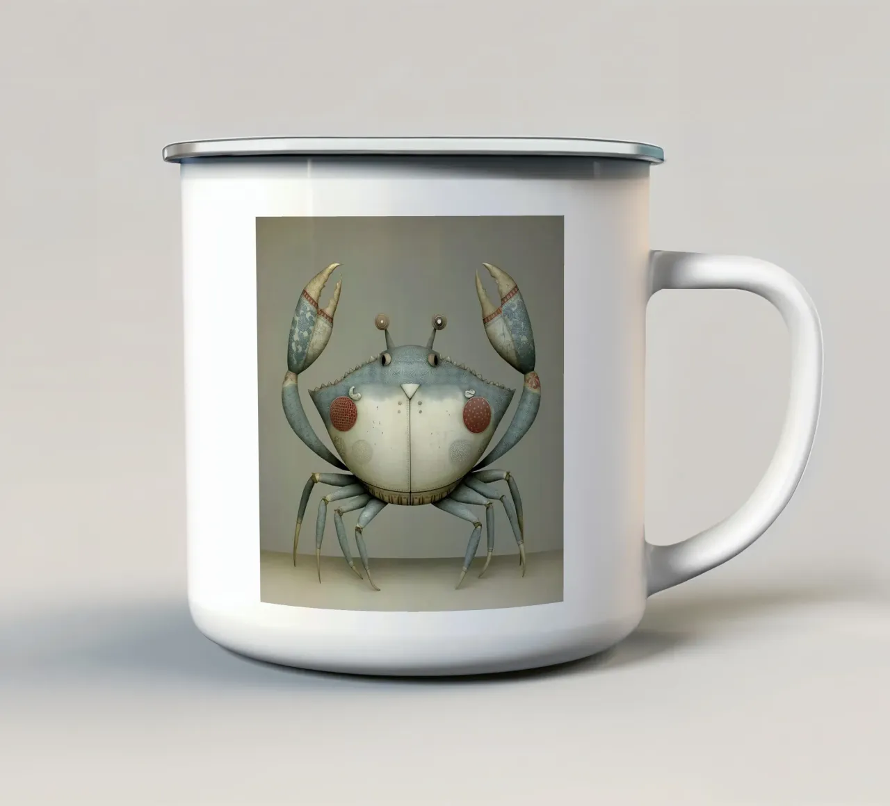 Granchio tazza in smalto da Pictura