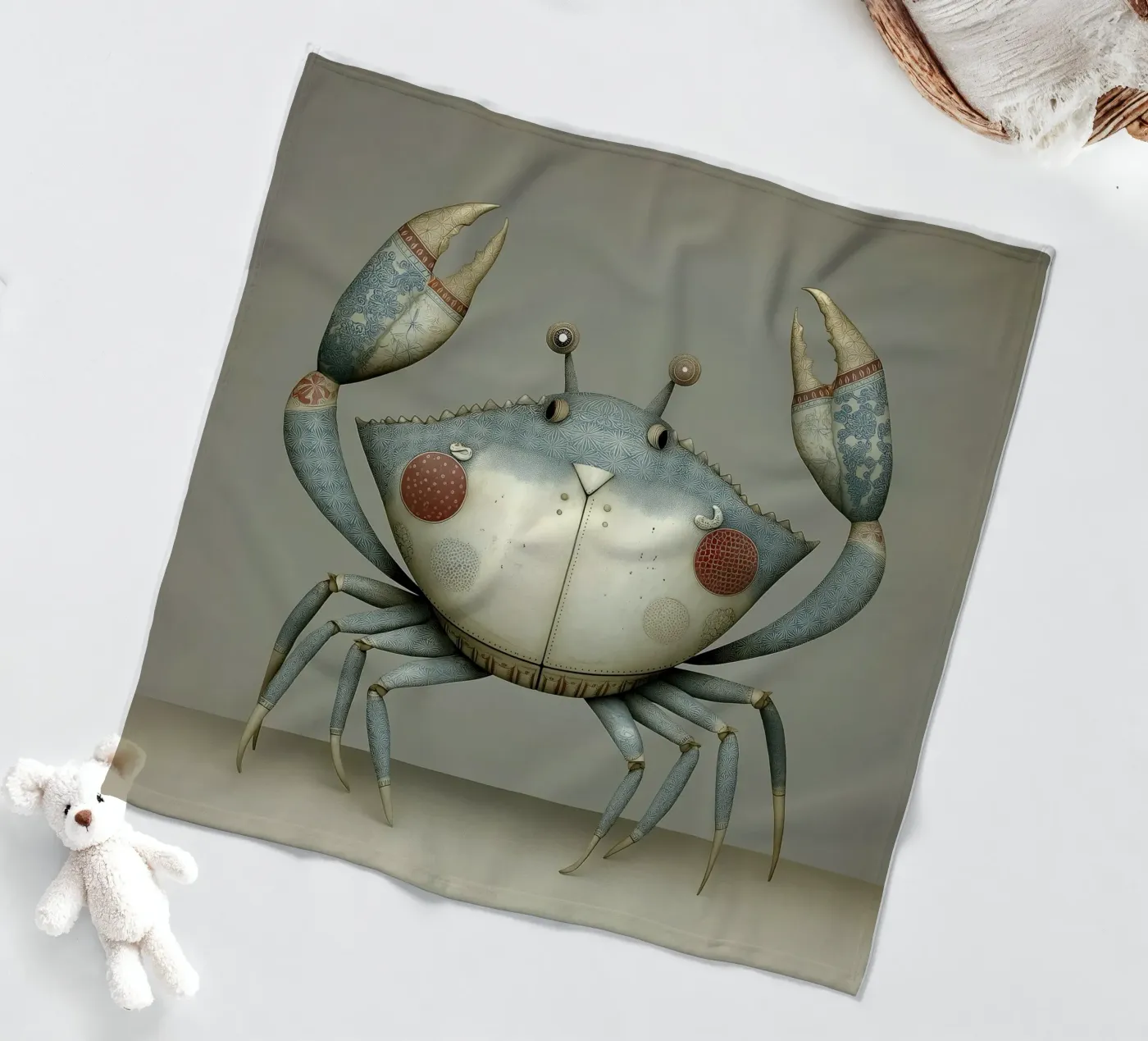 Krab fleecedeken van Pictura