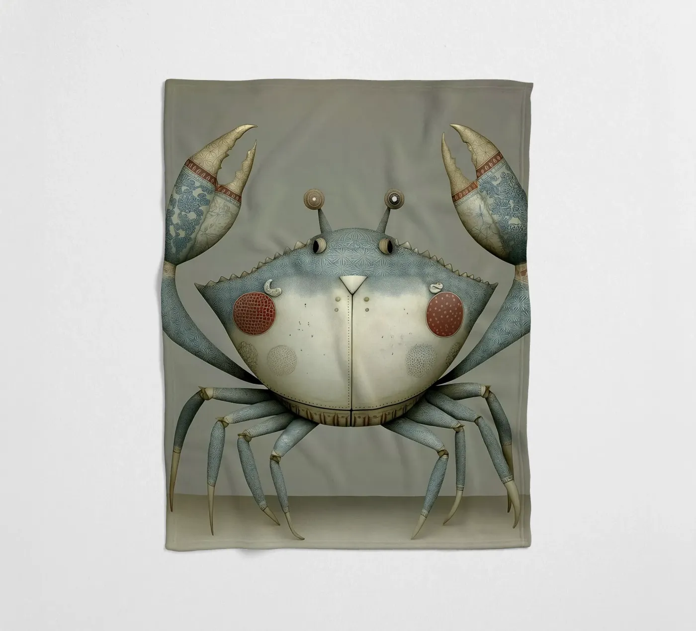 Krab fleecedeken van Pictura