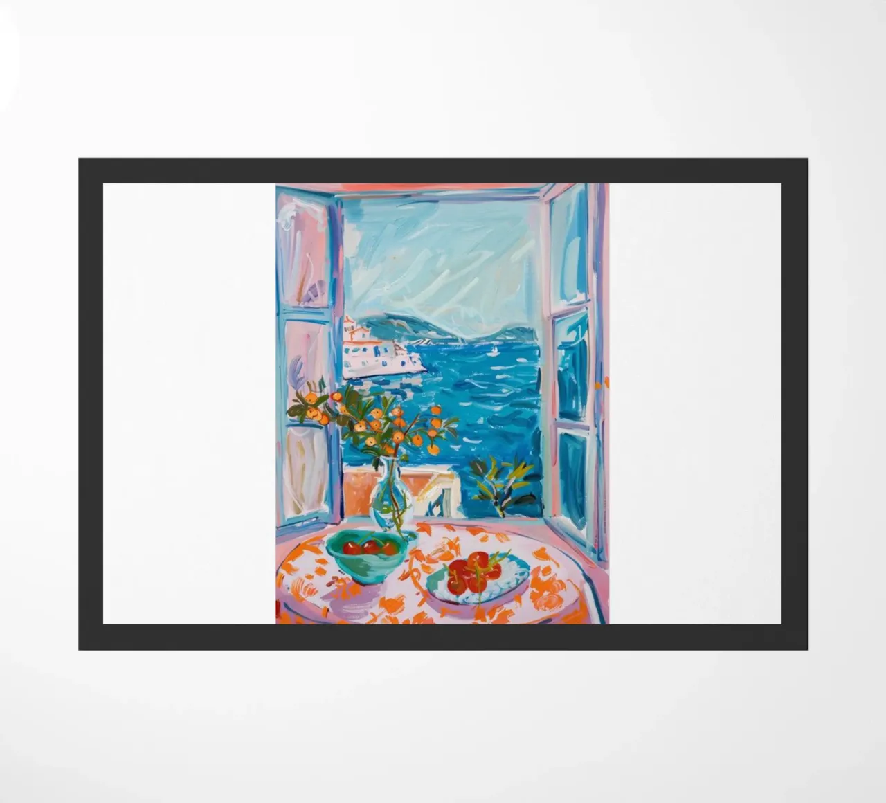 fenêtre vue mer paillasson de gudikan store