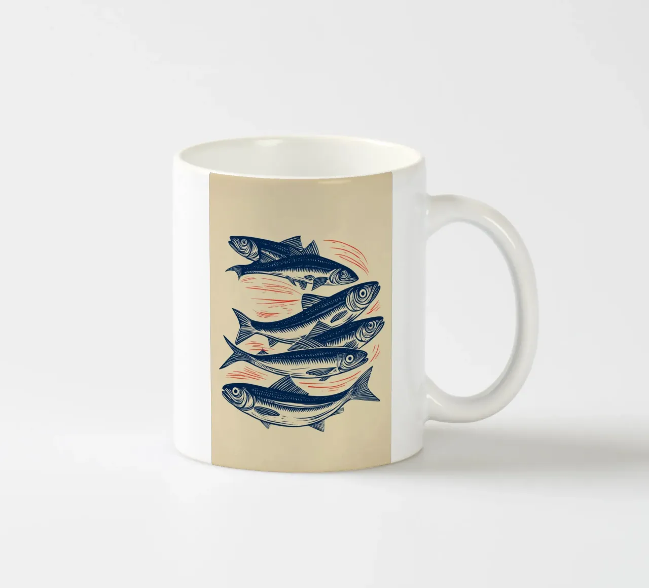 Sardines tazza in ceramica da Pictura