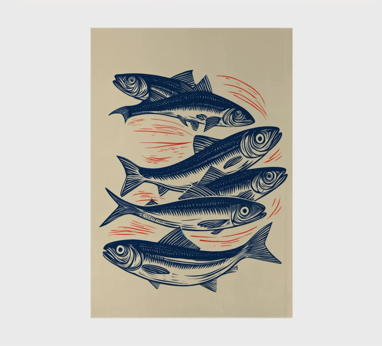 Sardines notebook by Pictura