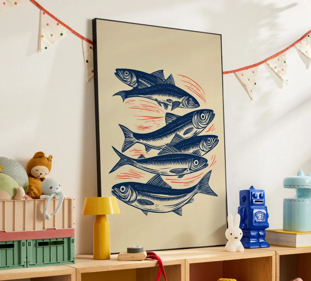 Sardines alluminio dibond da Pictura