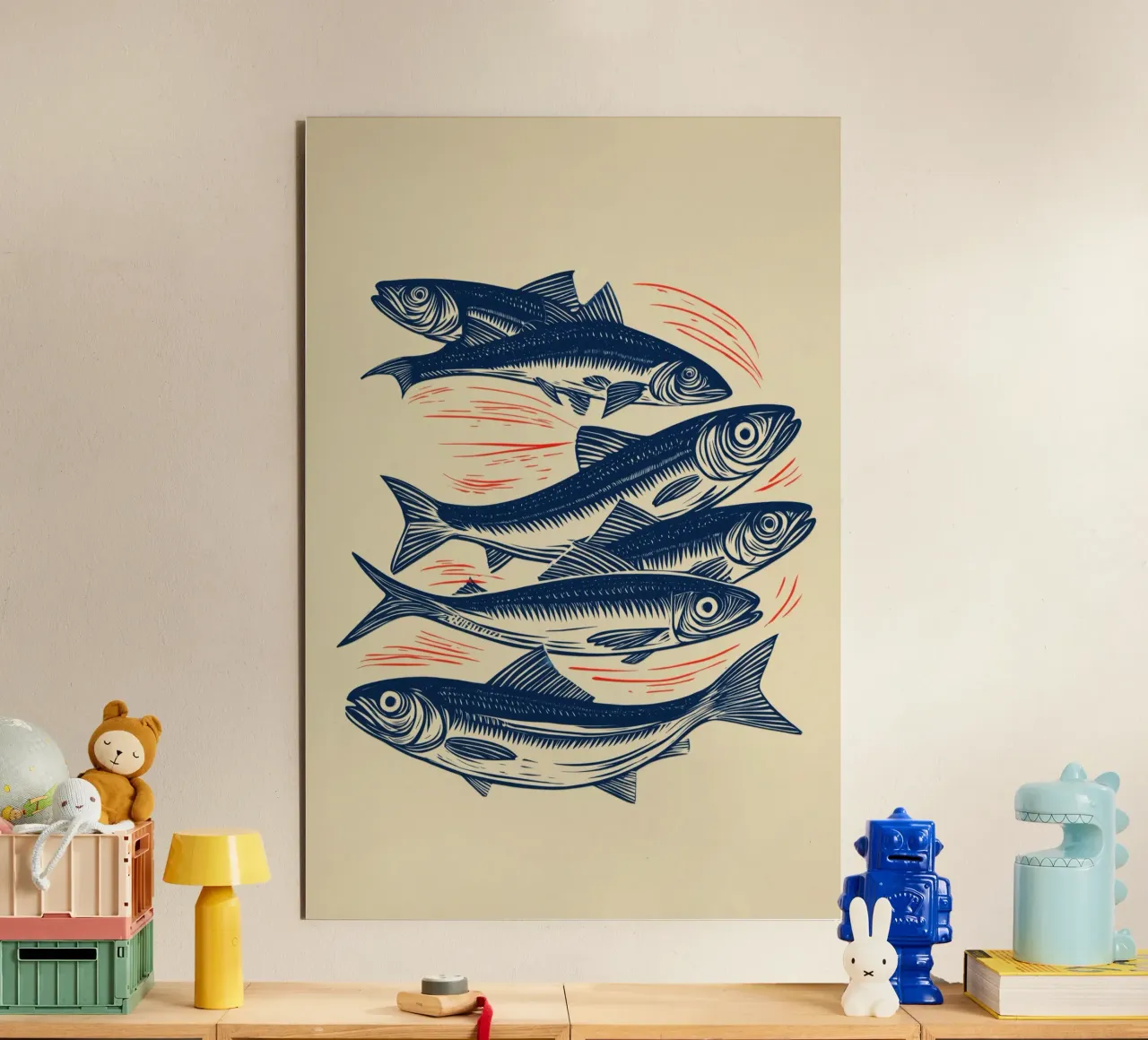 Sardines alluminio dibond da Pictura