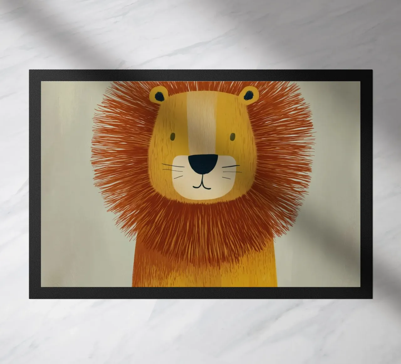 Leo doormat by Pictura