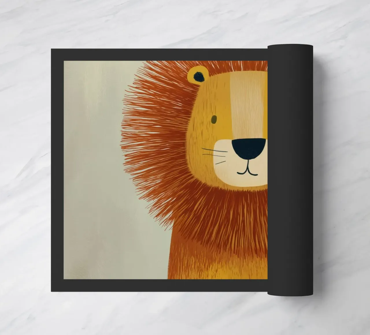 Leo doormat by Pictura