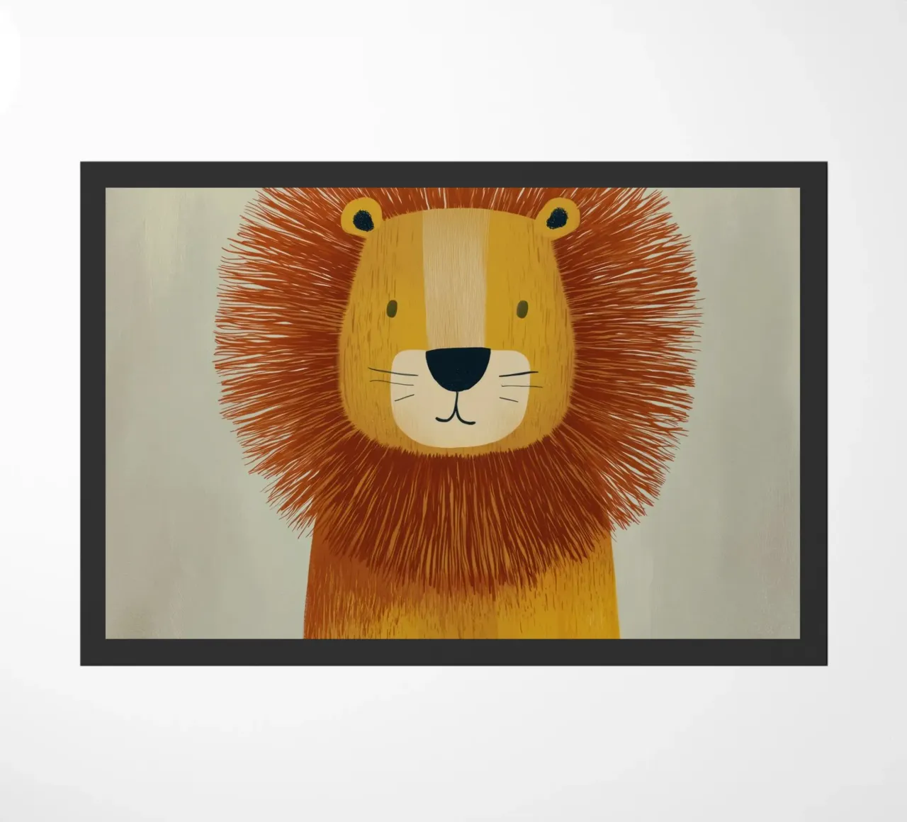 Leo doormat by Pictura