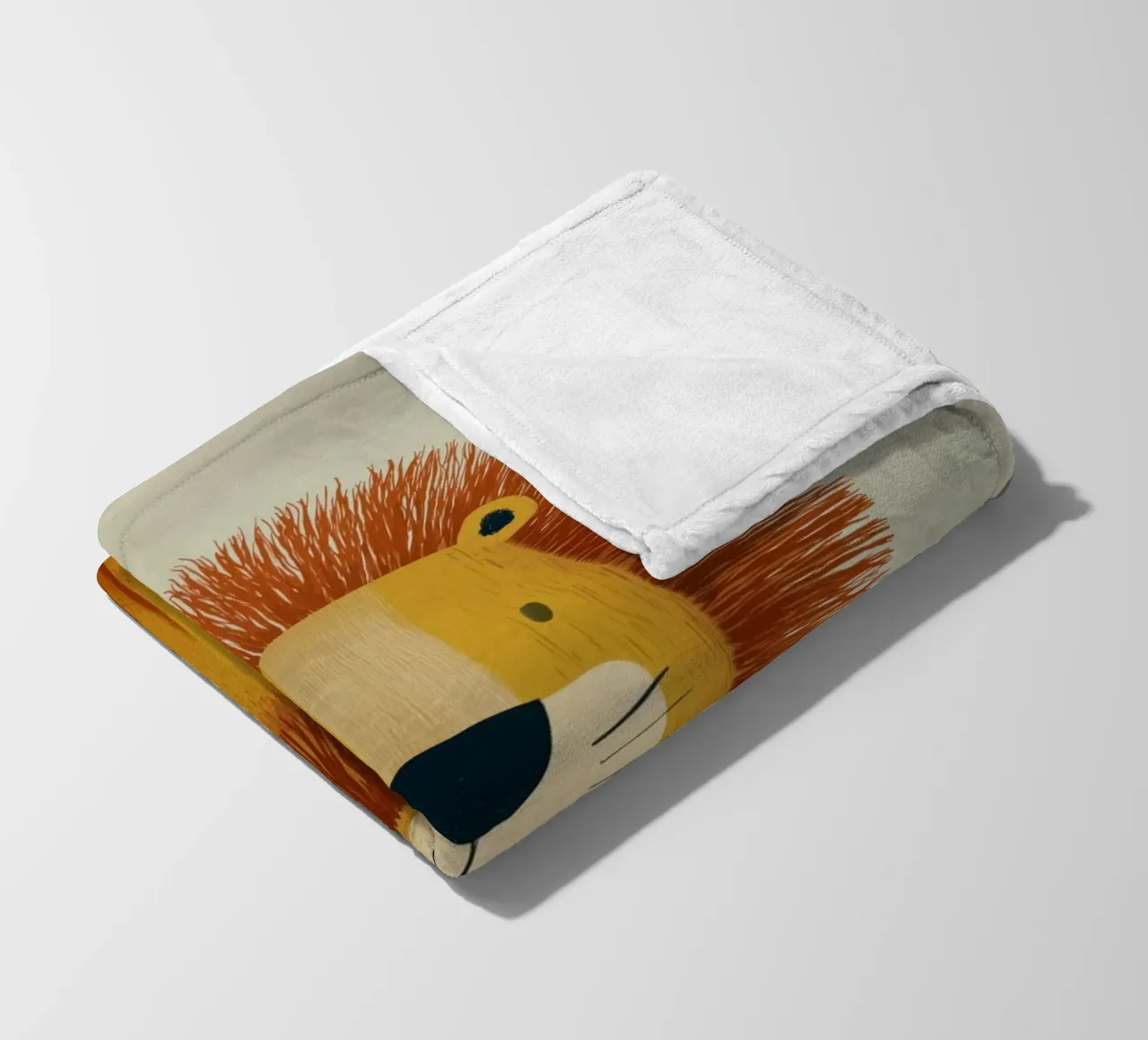 Leone coperta in pile da Pictura