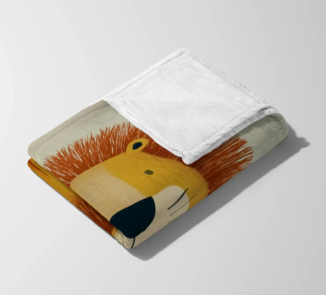 Leone coperta in pile da Pictura