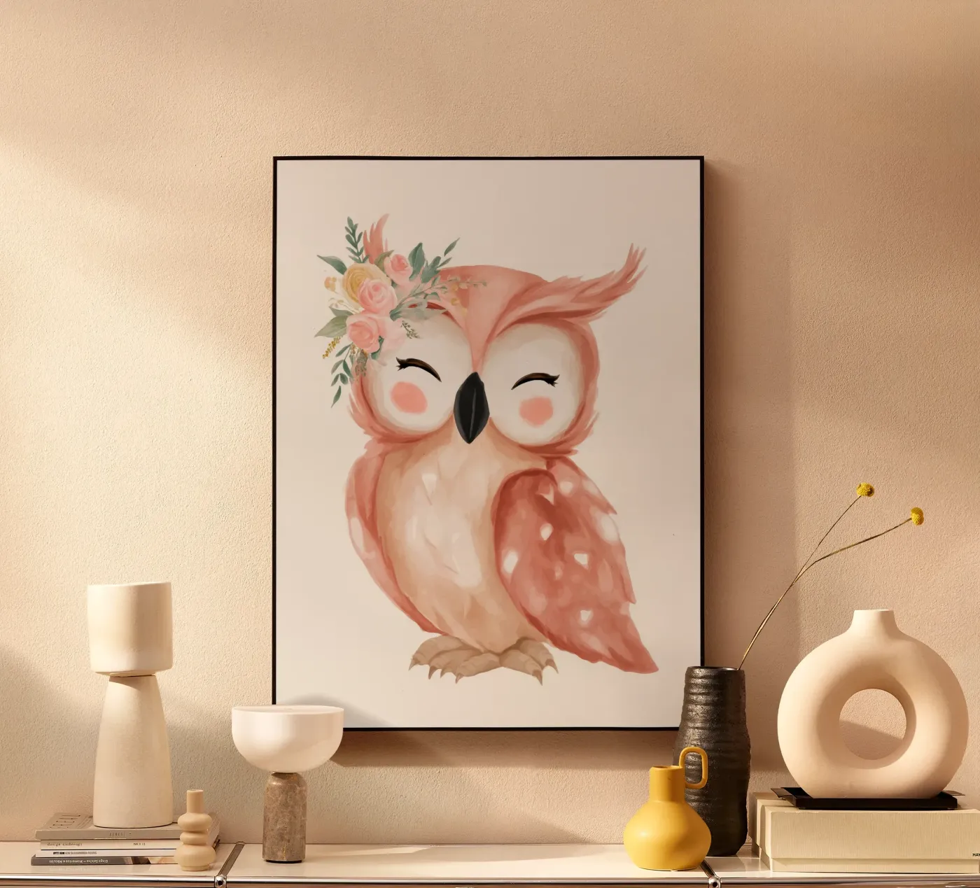 Owl Acryl-Glas von Pictura