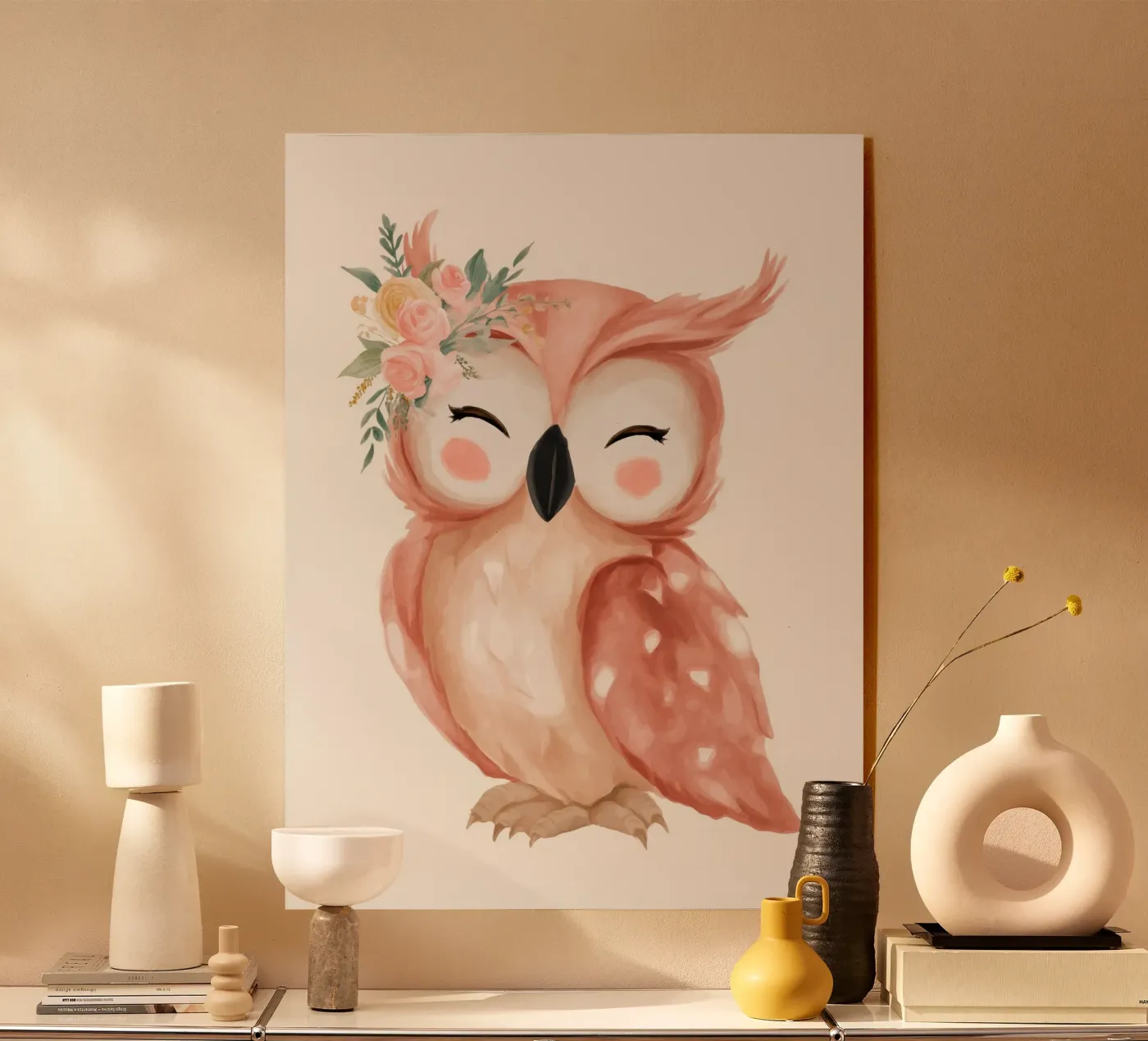 Owl Acryl-Glas von Pictura