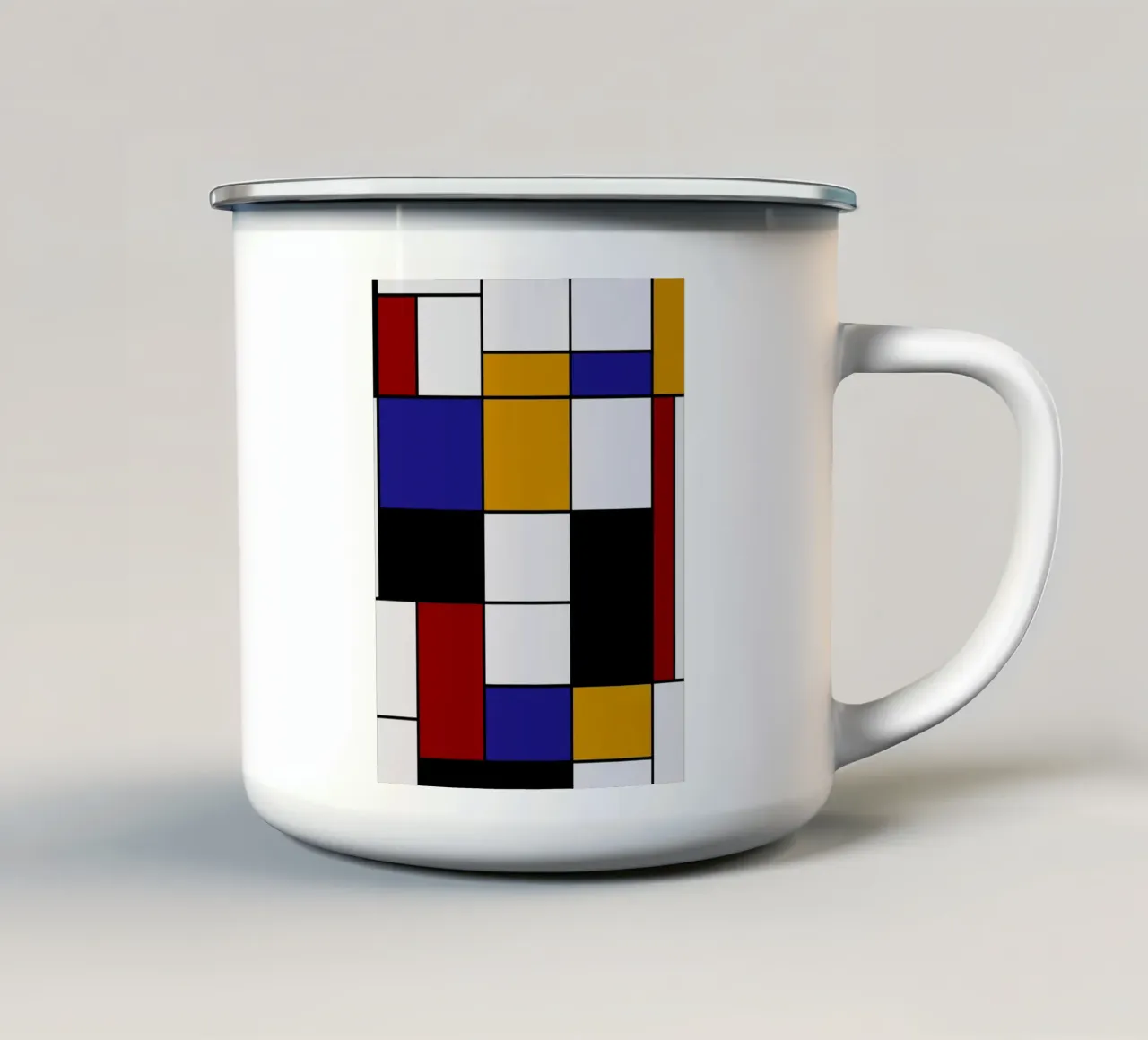 Composizione A, 1923 tazza in smalto da Holly Holmes