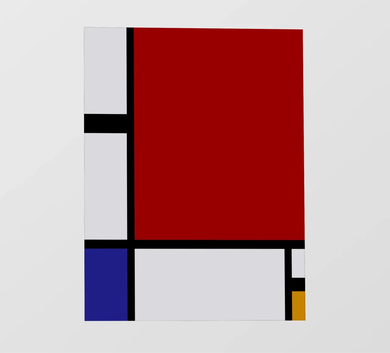 Composizione Rosso Blu Giallo, 1930 telo in pvc da Holly Holmes