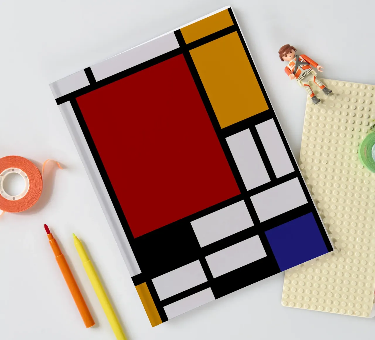 Composition Rouge Jaune Bleu, 1939 carnet de notes de Holly Holmes