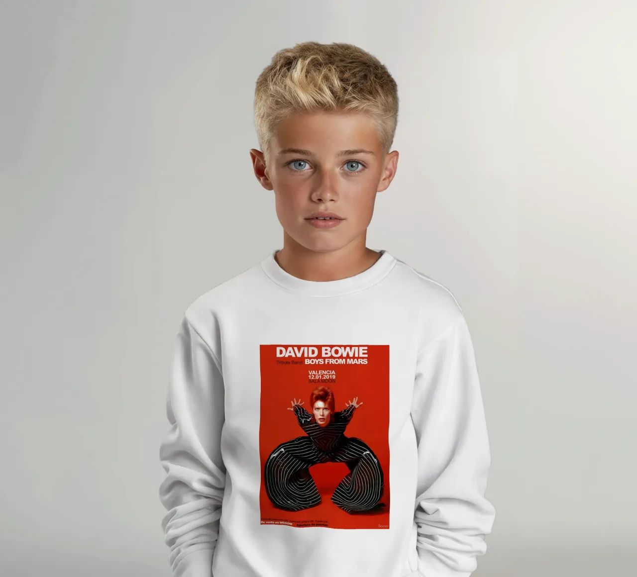 Boys From Mars A Tribute to David Bowie Poster felpa bambino da DGUnder