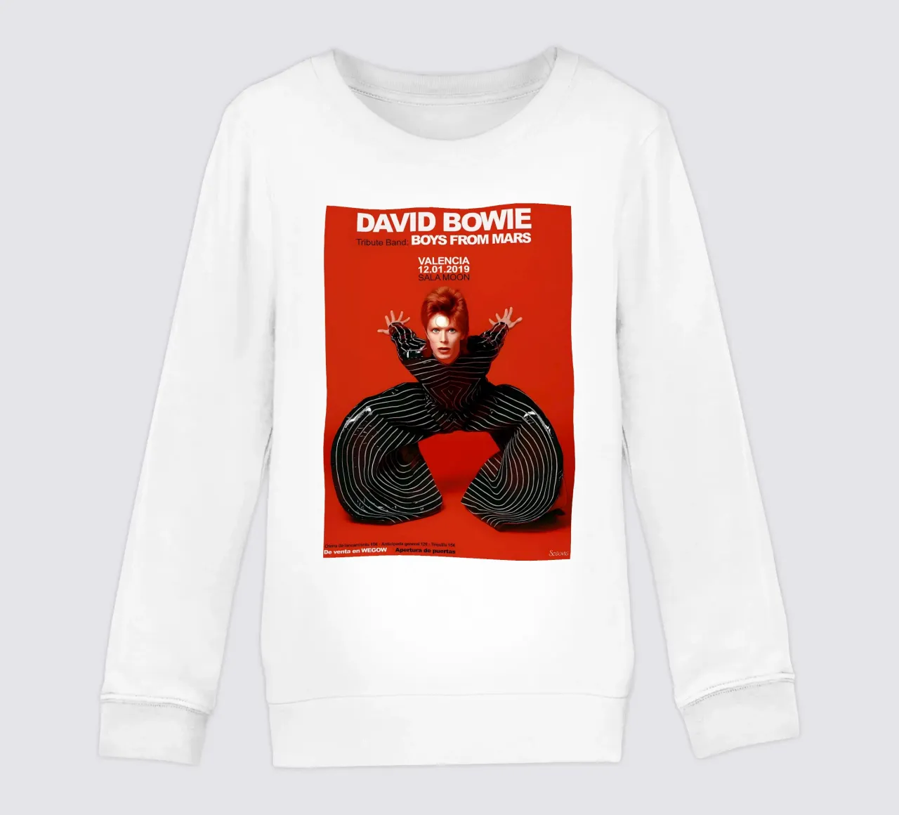 Boys From Mars A Tribute to David Bowie Poster felpa bambino da DGUnder