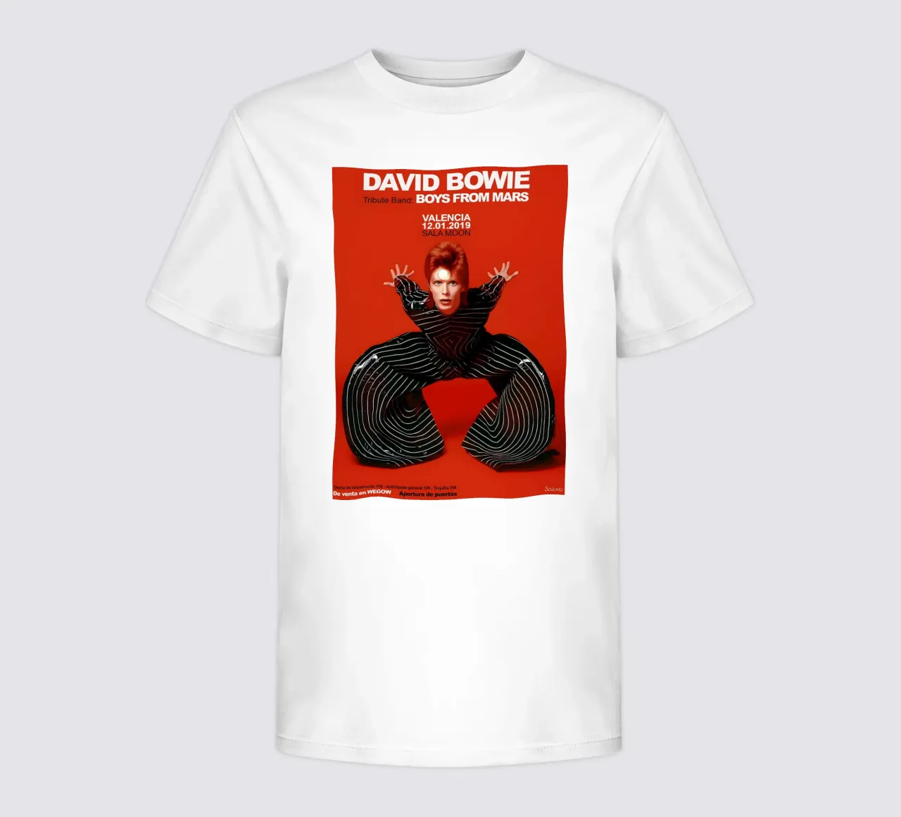 Boys From Mars A Tribute to David Bowie Poster t-shirt bambini da DGUnder