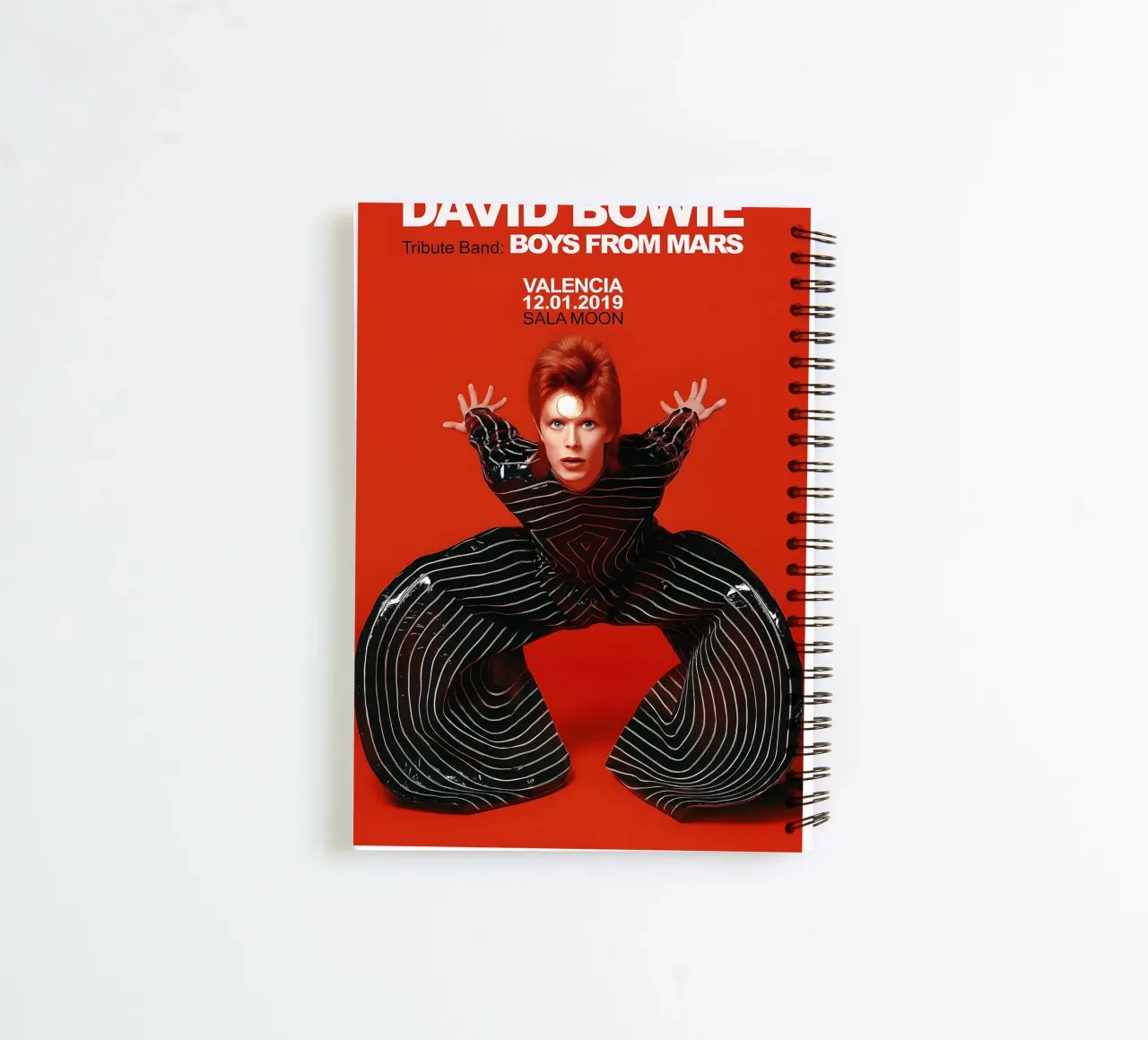 Boys From Mars A Tribute to David Bowie Poster diario ad anelli da DGUnder
