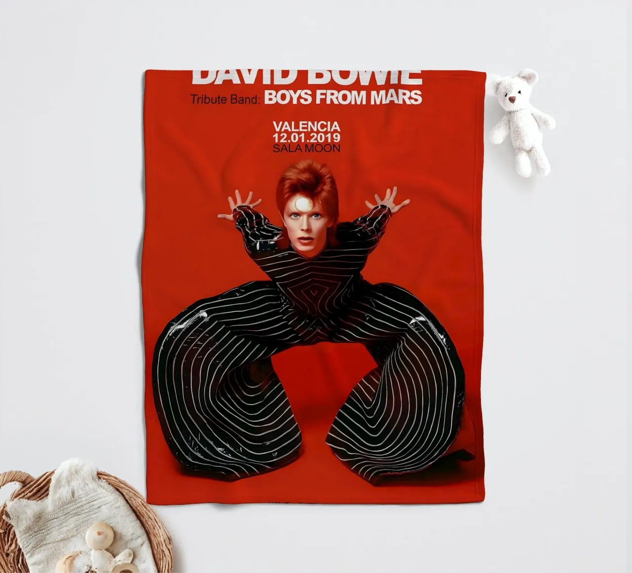 Boys From Mars A Tribute to David Bowie Poster coperta in pile da DGUnder