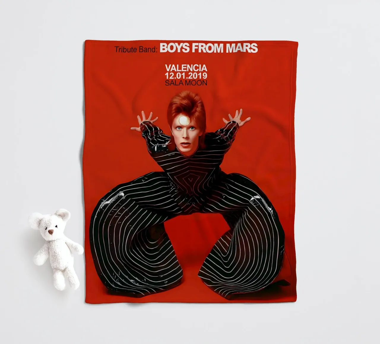 Boys From Mars A Tribute to David Bowie Poster coperta in pile da DGUnder