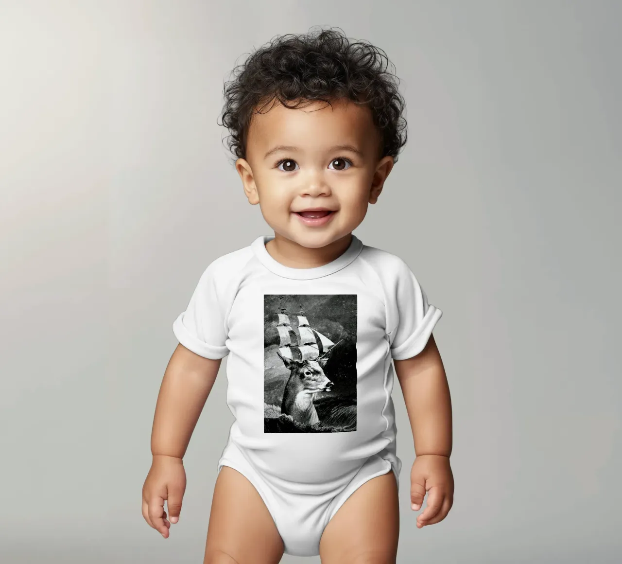 Set Sail body neonato maniche corte da DinoMike