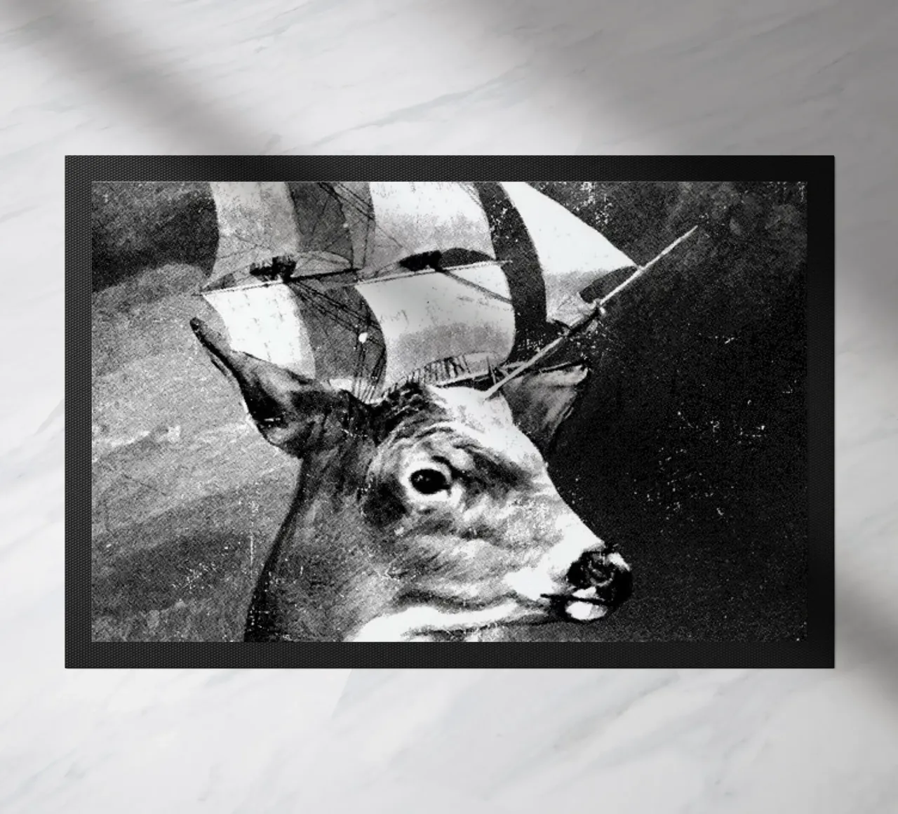 Set Sail doormat by DinoMike