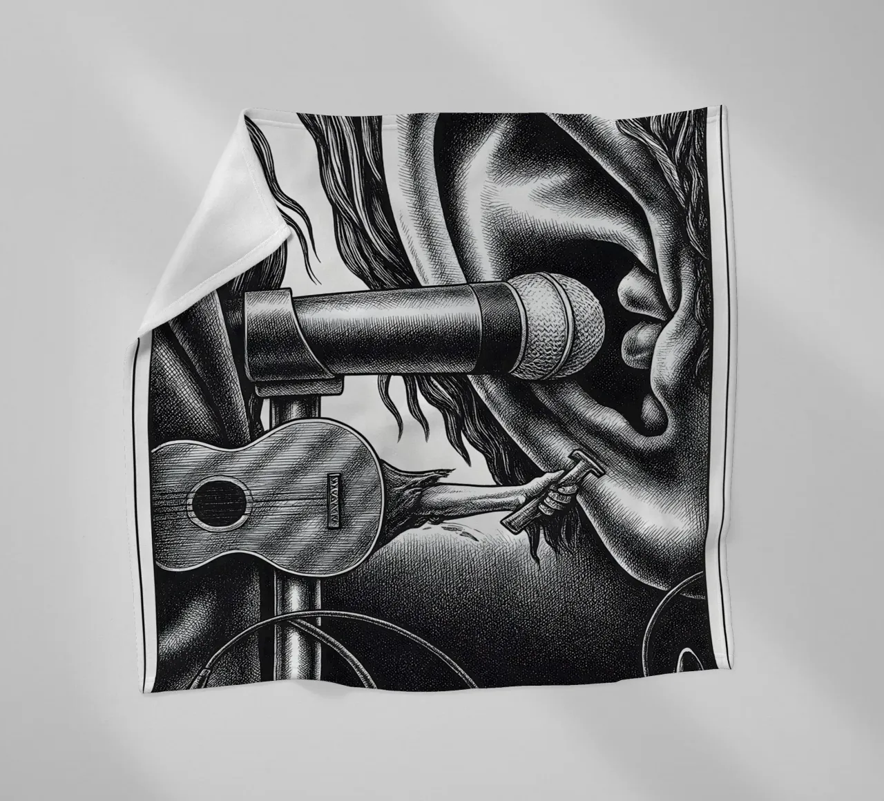 BRUCE SPRINGSTEEN ARMADILLO WORDS. MARCH 15-16 FRI SAT fleece blanket by DGUnder