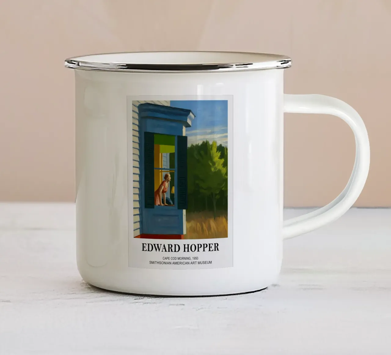 Mattina di Cape Cod, 1950 tazza in smalto da Aurelie Bonnet