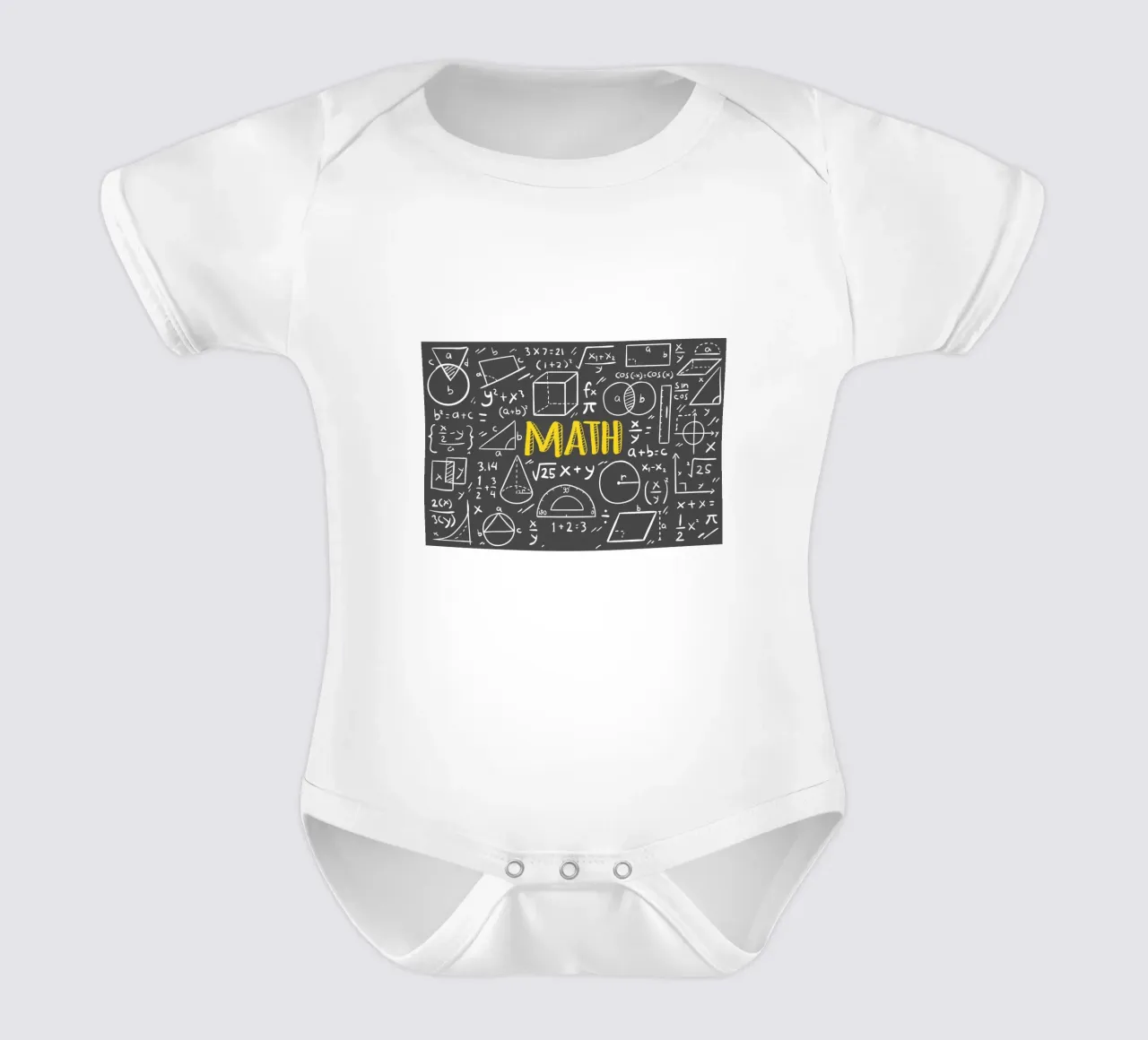 Formula matematica Design di stile body neonato maniche corte da Urban Life