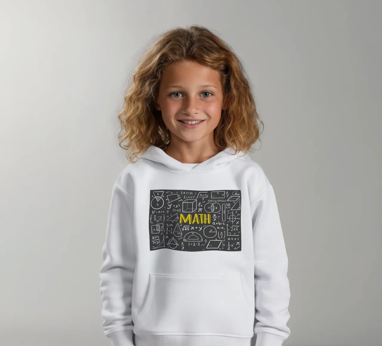 Formula matematica Design di stile felpa bambino con cappuccio da Urban Life